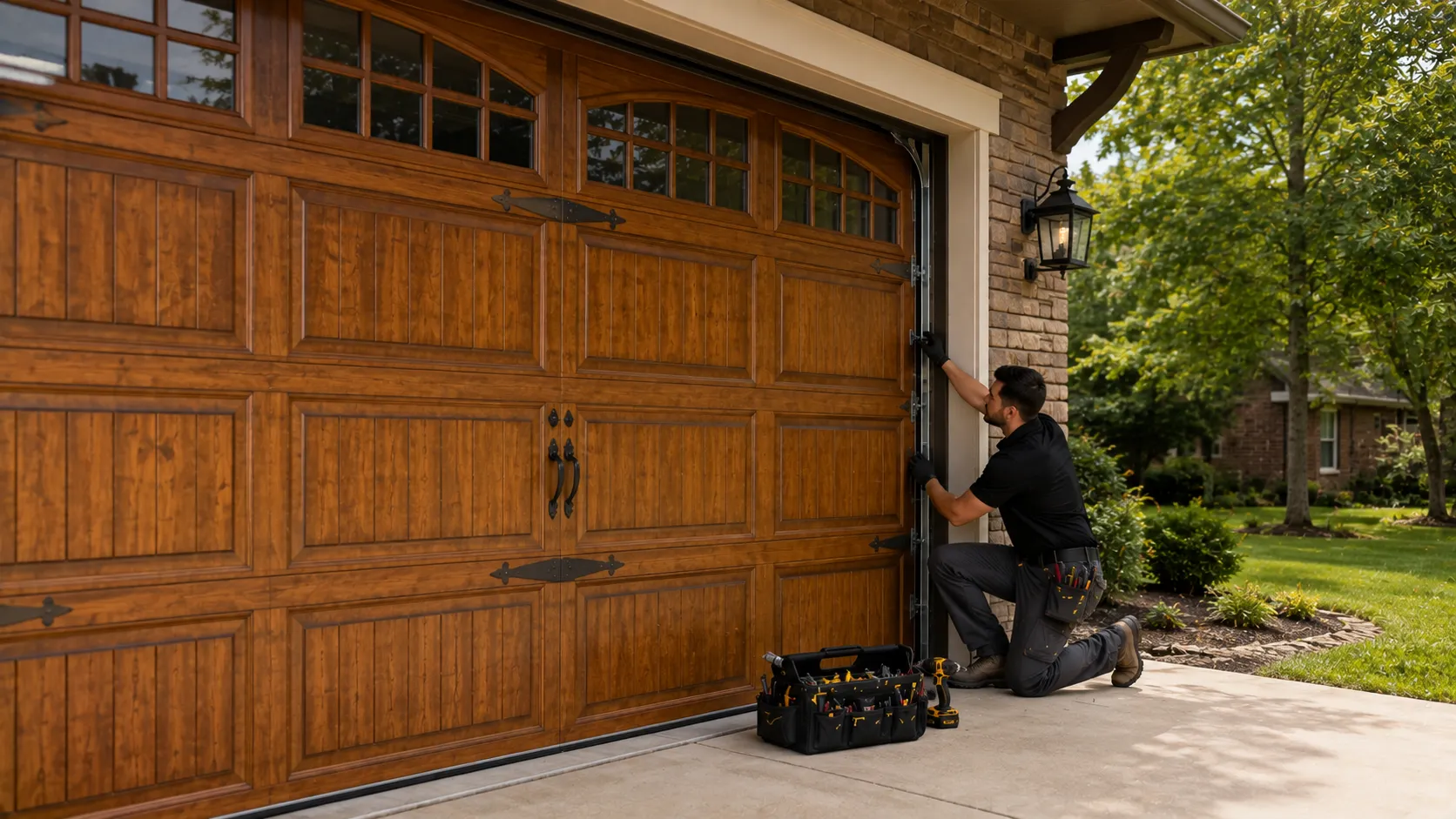 New Garage Door Installation for Osprey Homes