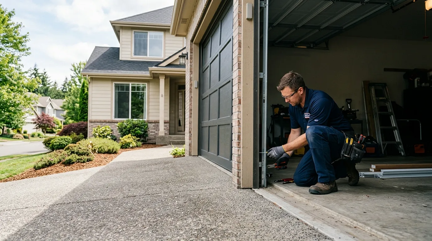 Garage Doors on Venice Homes From the Pre-Insulation Years