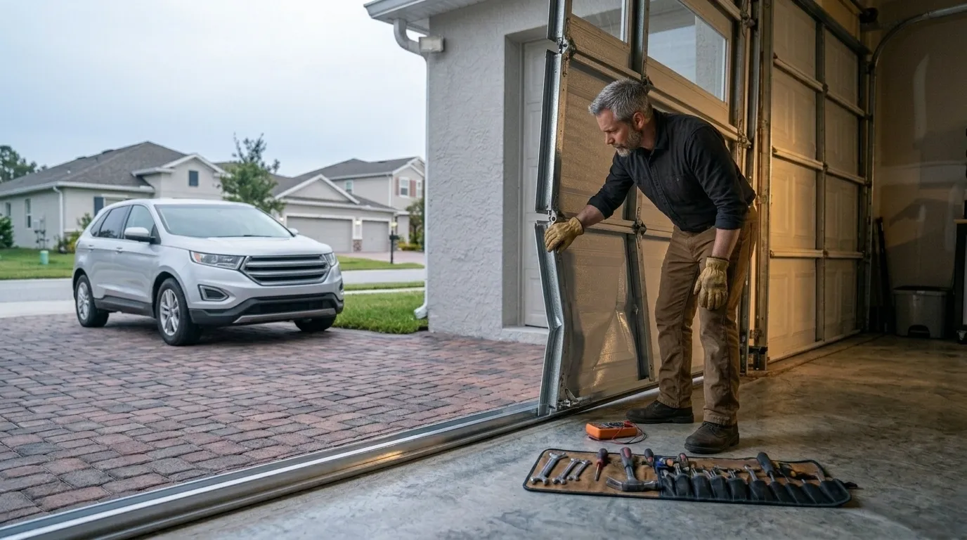 Repaired & tested - Venice garage door service
