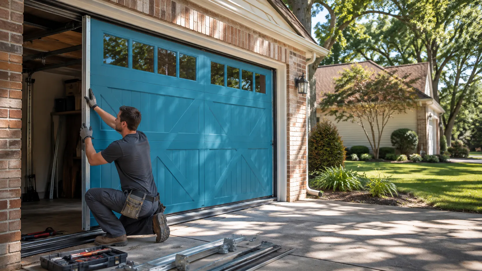 Opener Installation for Laurel's 1980s Garage Doors